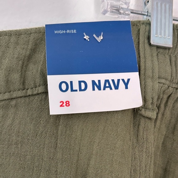 Old Navy High-Waisted Slouchy Cropped Tapered Gauze Casual Pants Plus Size 28 - Picture 4 of 4